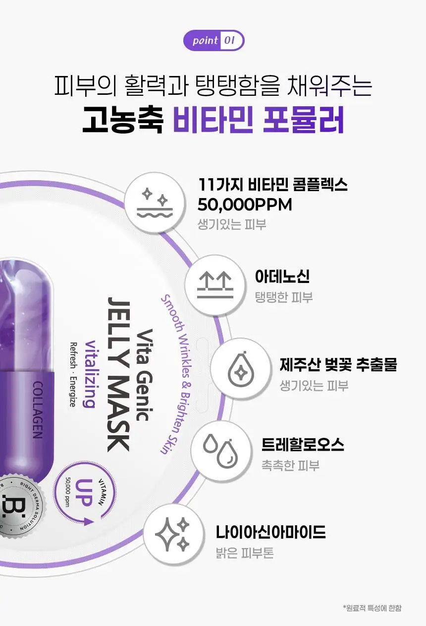 [올영단독/안소희 PICK] 바노바기 비타 제닉 젤리 마스크 1매 7종 택 1 상세페이지 102